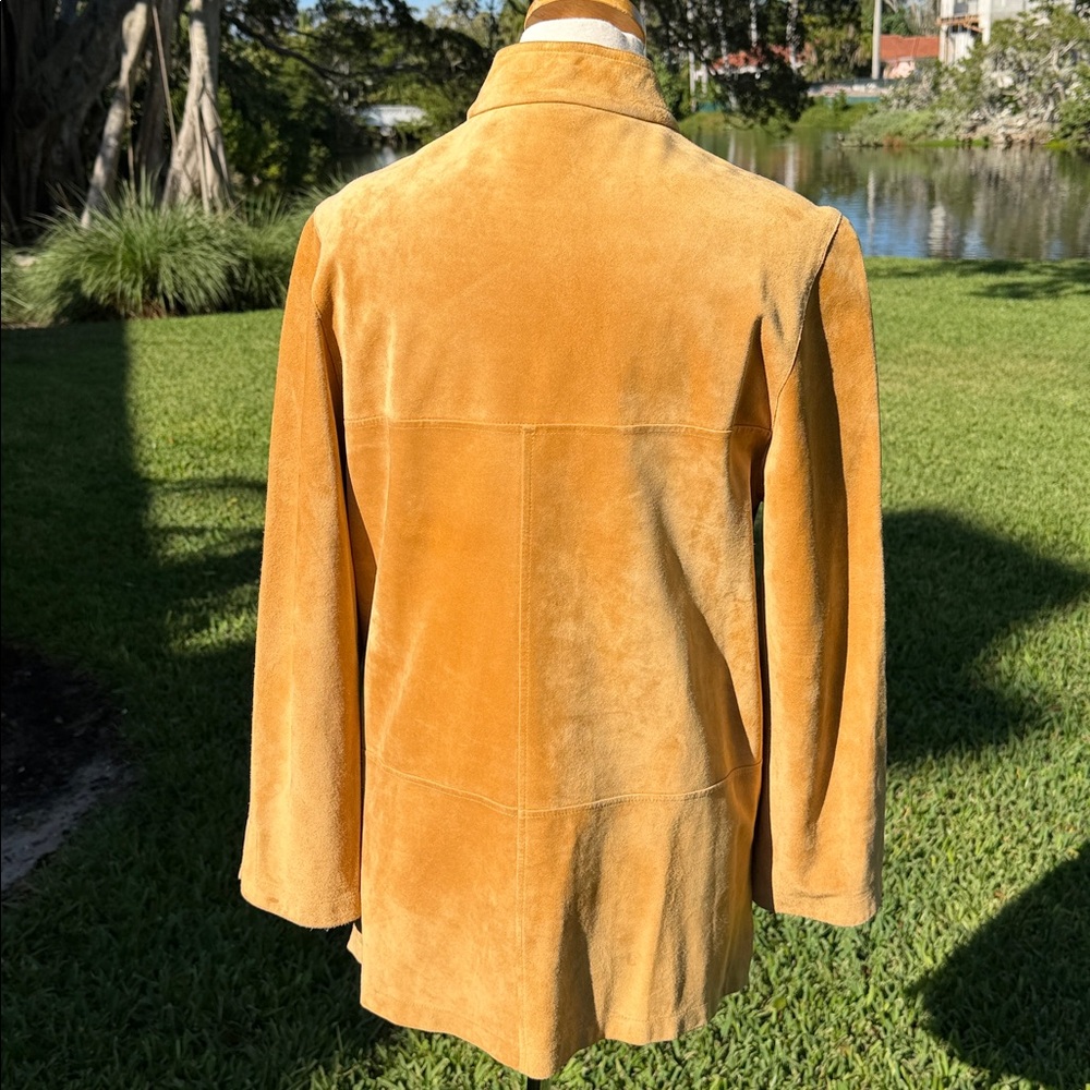 Loro Piana Camel Suede Leather Jacket - Picture 10 of 13